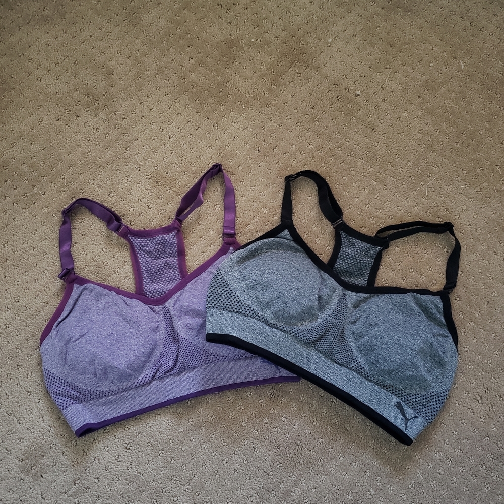 Puma racerback sports bra set